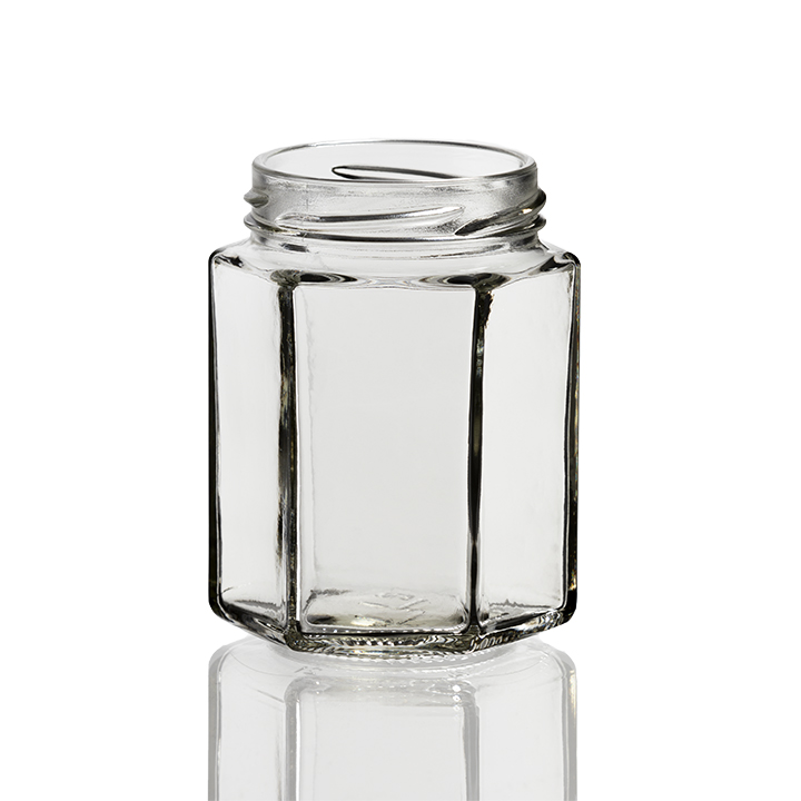 190ml – Hexagonal Glass Jar