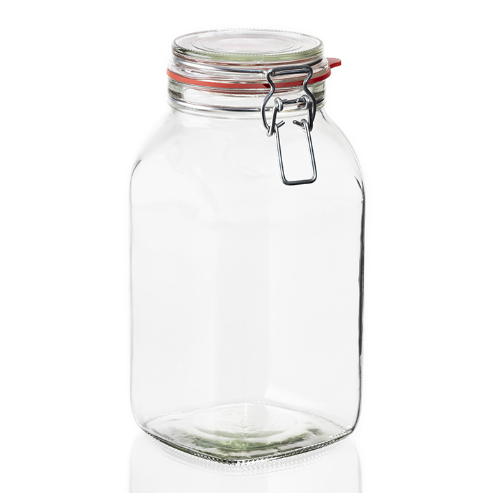 2.5 Litre –  Clip Top Storage Jar