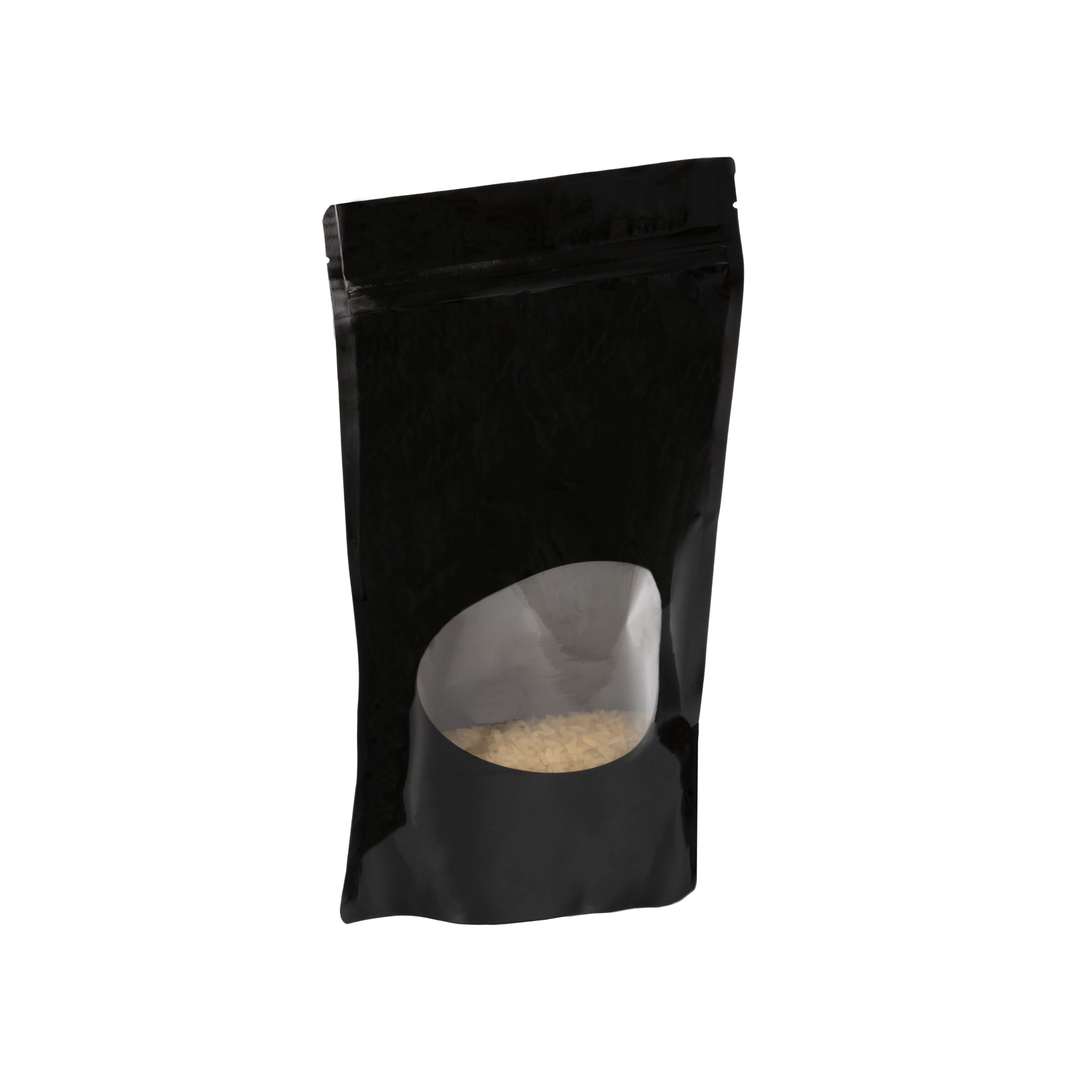 500g – Black Pouch With Window