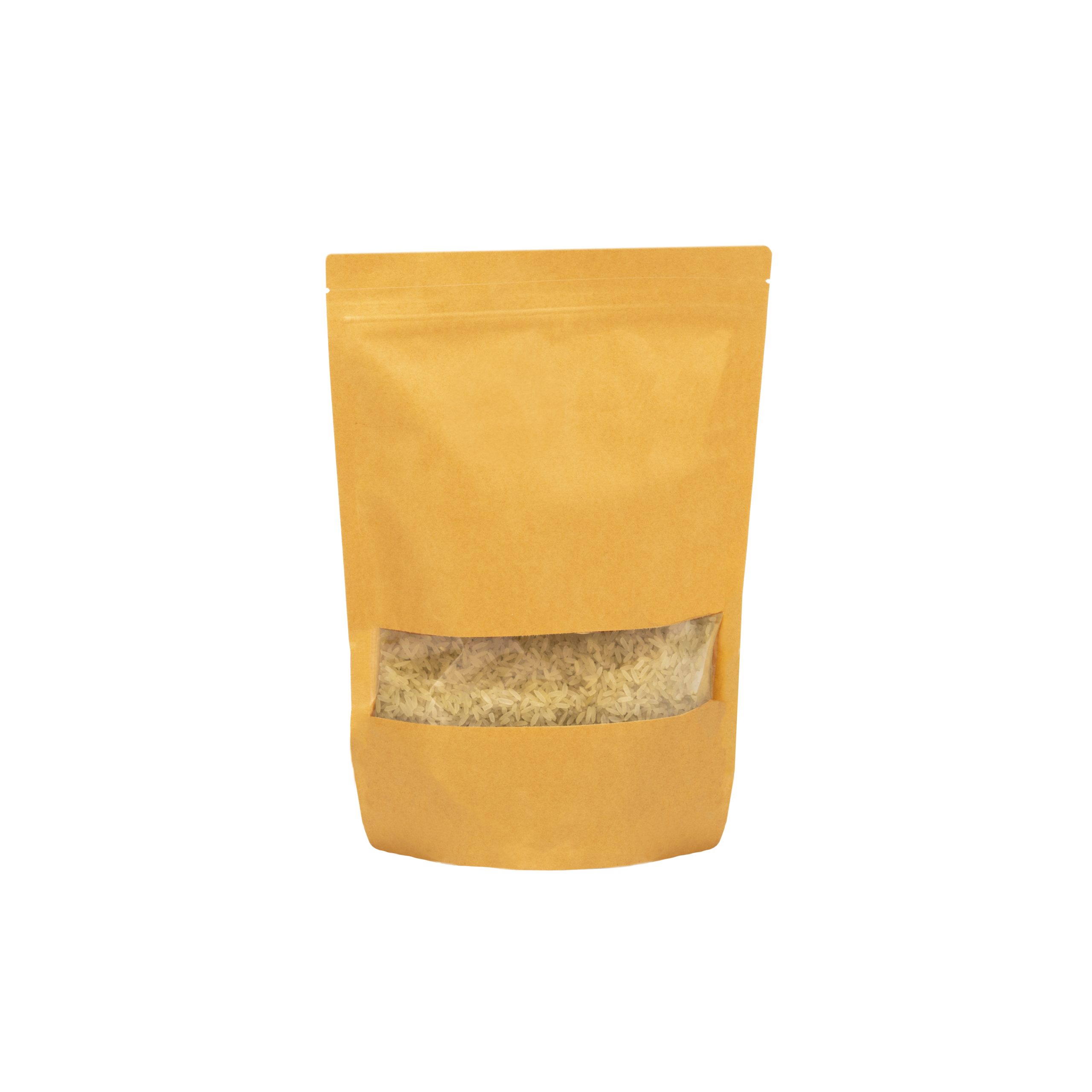 500g – Kraft Pouch With Window