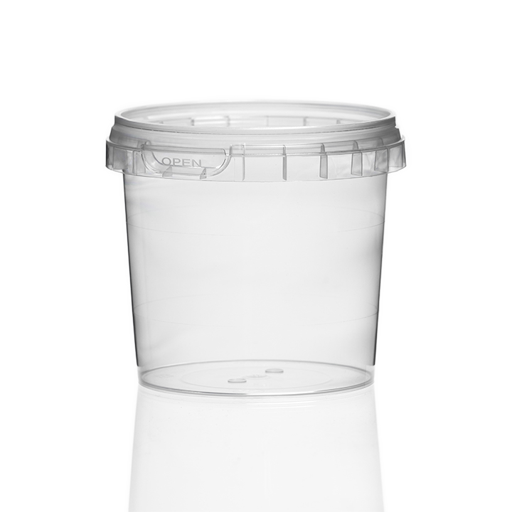 365ml - Plastic Tub & Lid - Berlin Packaging