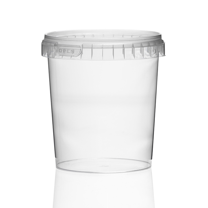 870ml Plastic Tub and Lid