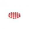 82mm - Red Check Twist Off Cap