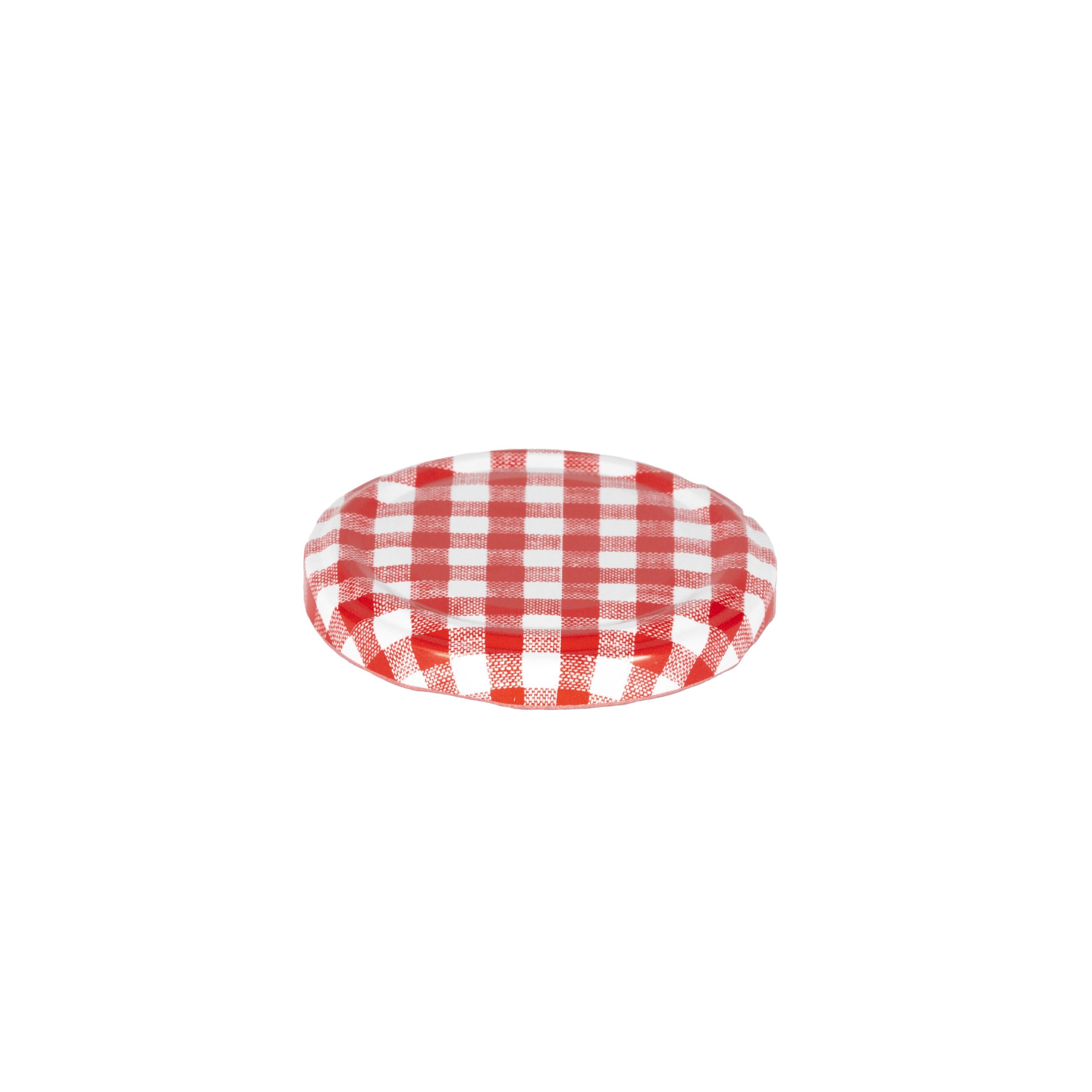 82mm – Red Check Twist Off Cap