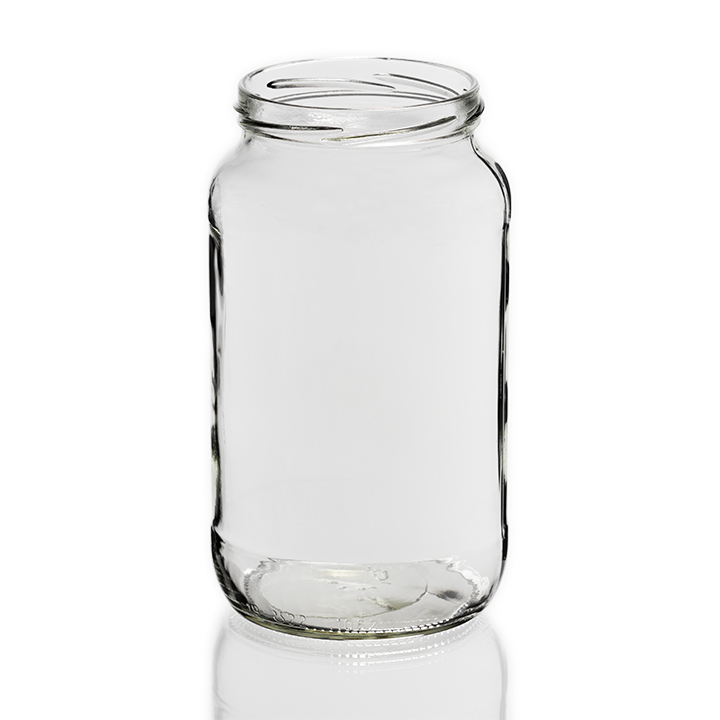 1000ml – Round Glass Jar
