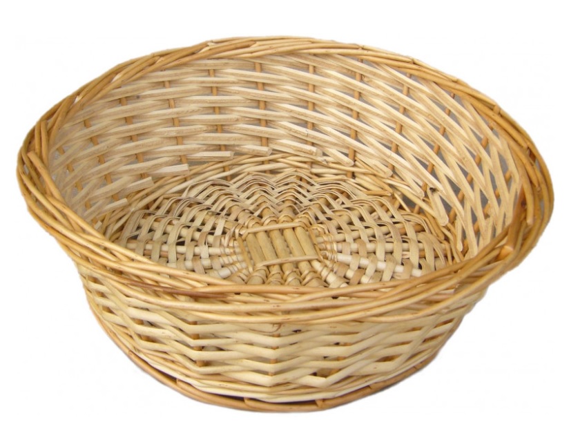 Small – Round Wicker Hamper Basket