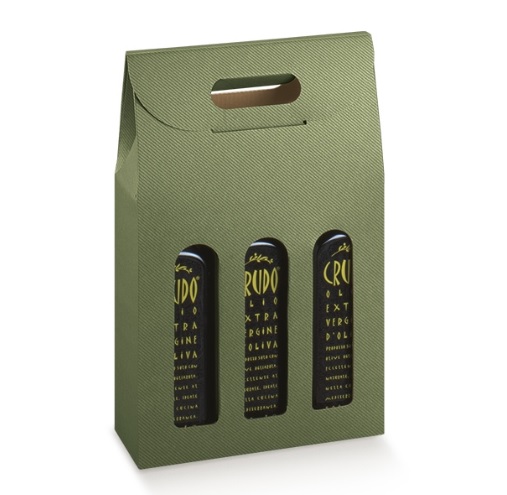 3 Bottle Green Bottle Box