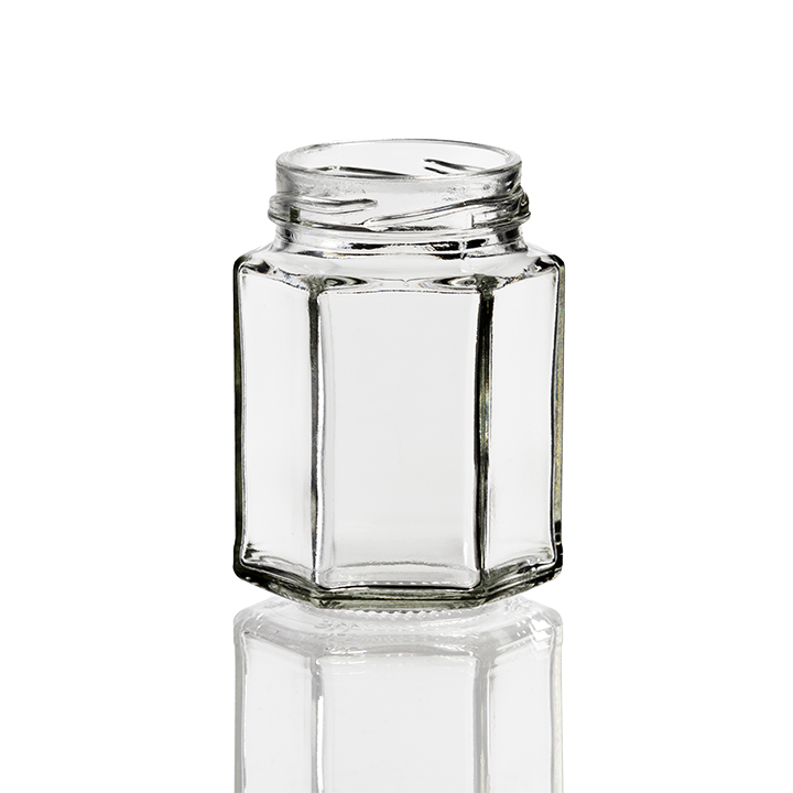 106ml – Hexagonal Glass Jar
