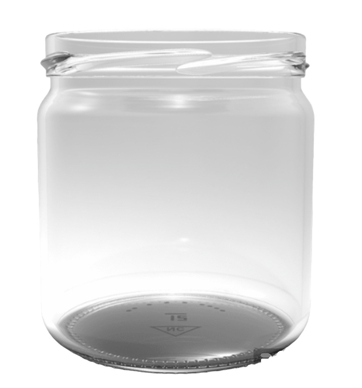 388ml Round Glass Jar